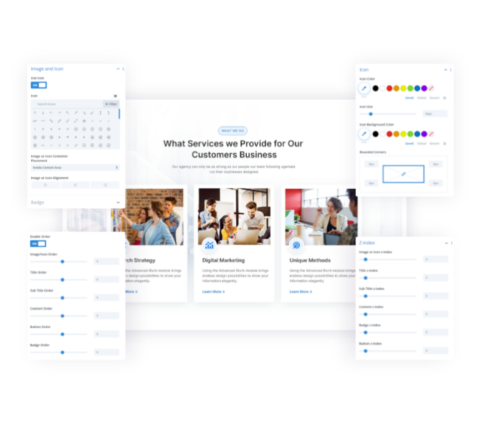 Advanced Divi Blurb Module - DiviFlash