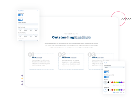 Advanced Divi Heading Module - DiviFlash