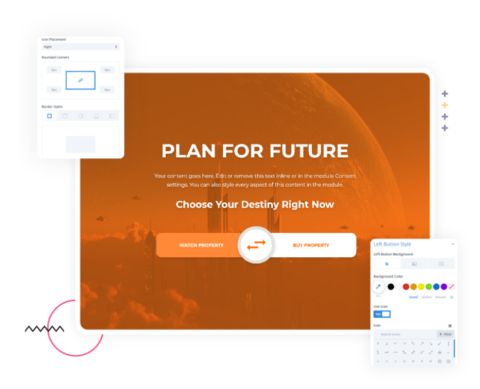 Divi Dual Button Module - DiviFlash