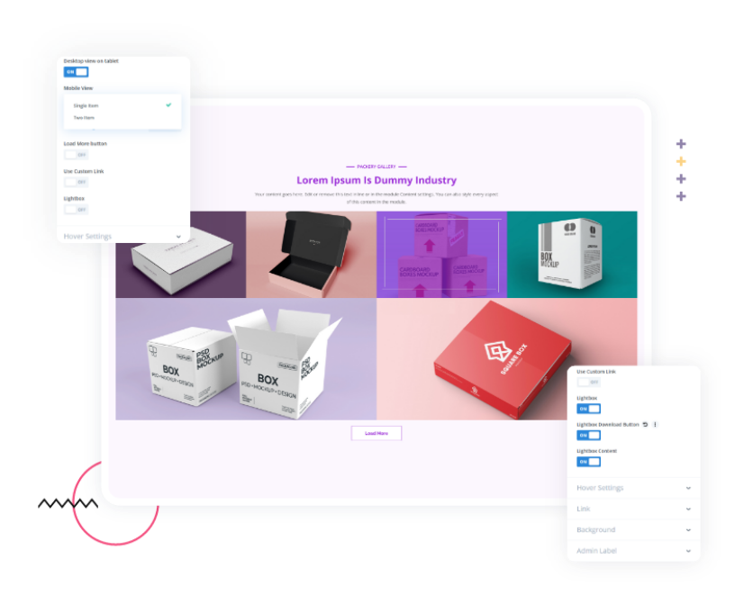 Divi Packery Layout