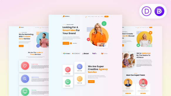 Divi Agency Layout Packs