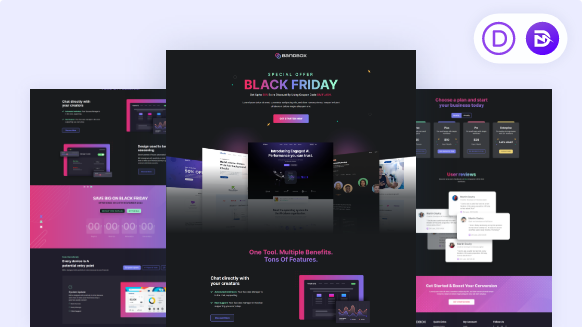 Divi Black Friday Layout Packs