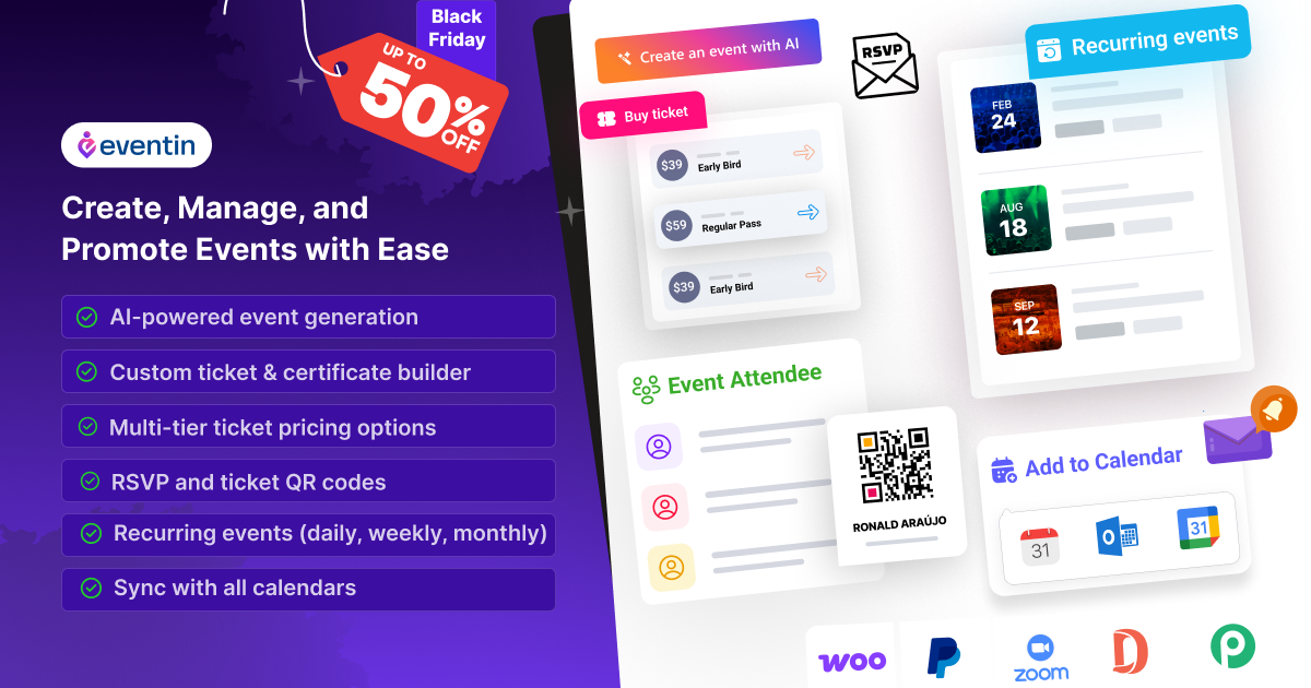 Eventin Black Friday Deal 2025