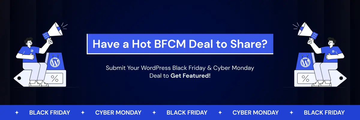 feature your wordpress black friday deal