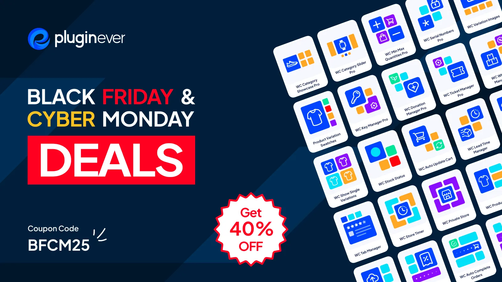 PluginEver Plugins Black Friday Deal 2025
