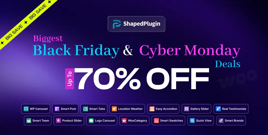 ShapedPlugin Black Friday Deal 2025 