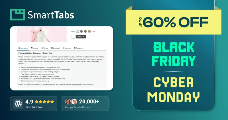 Smart Tabs Black Friday Deal 2025