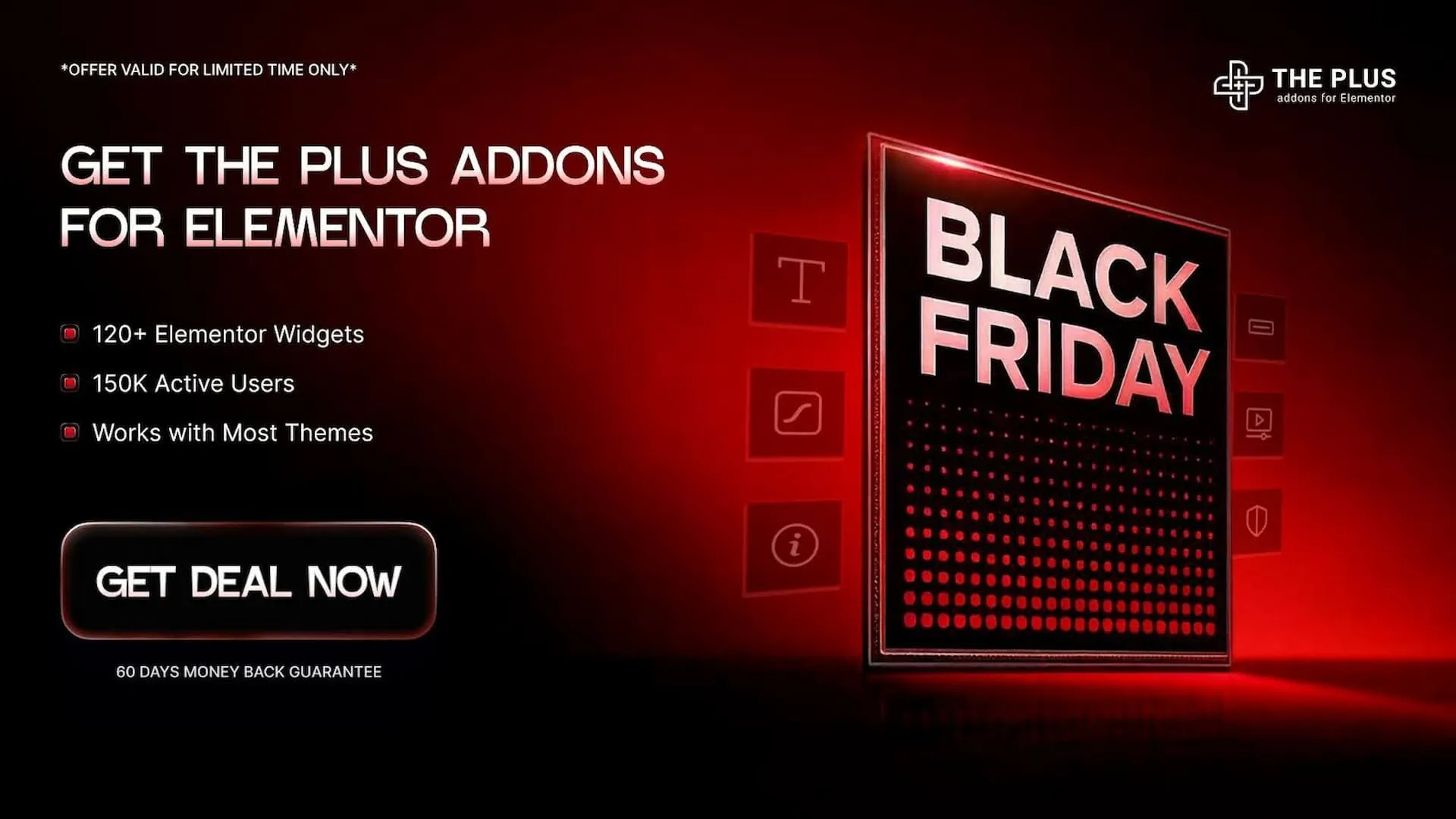 The Plus Addons for Elementor Black Friday Deal 2025