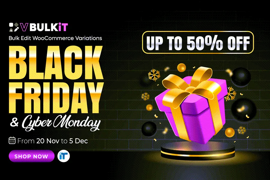 VBulkit Black Friday Deal 2025 