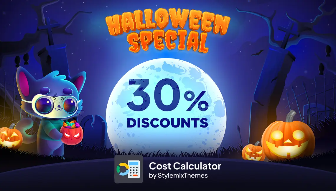 Cost Calculator Plugins Halloween Deal 2025
