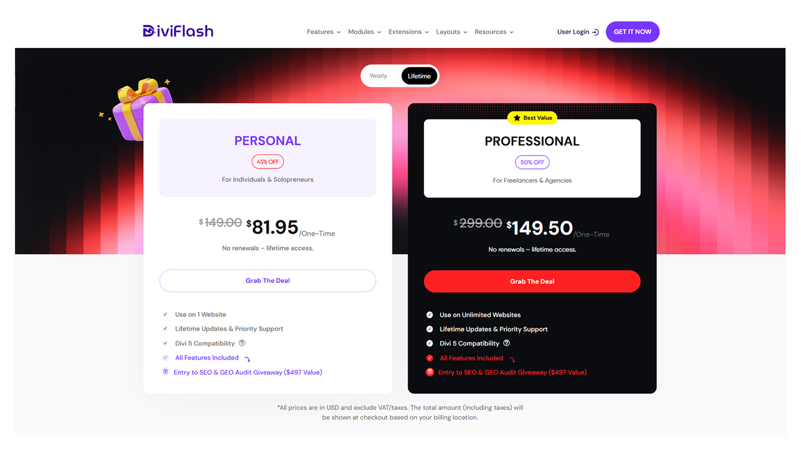 DiviFlash Lifetime Deal Details