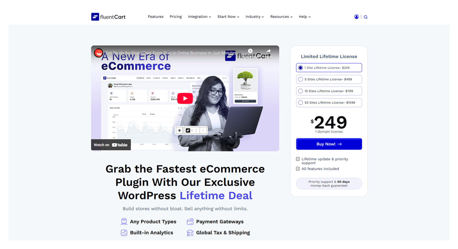 FluentCart Lifetime Deal Details