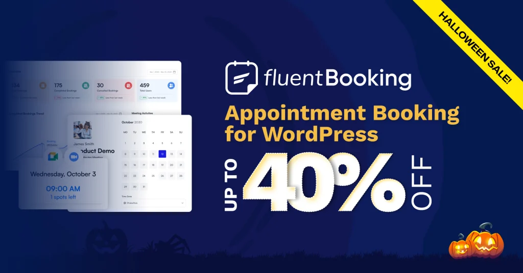 FluentBooking Halloween Deal 2025