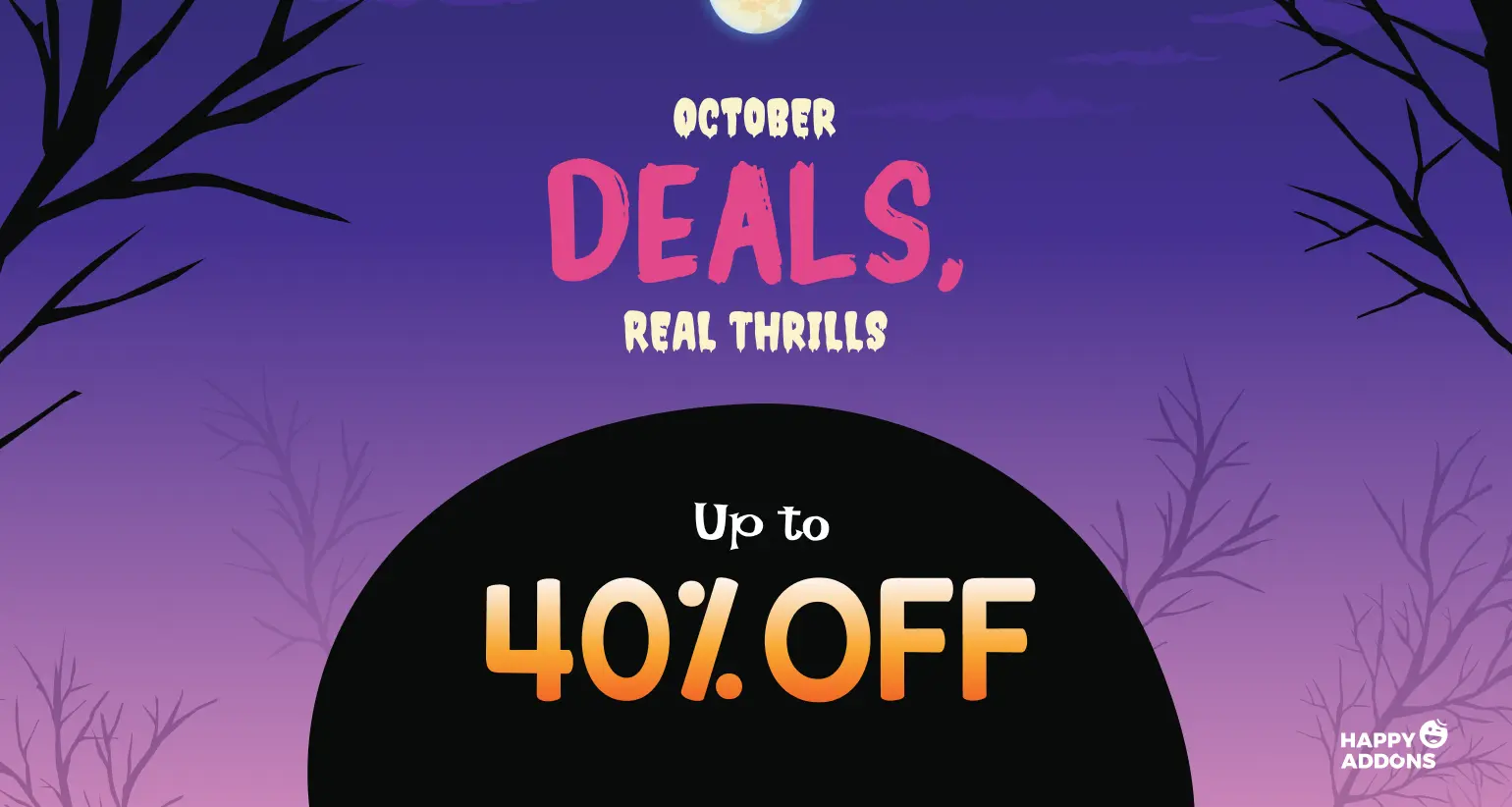 HappyAddons Halloween Deal 2025