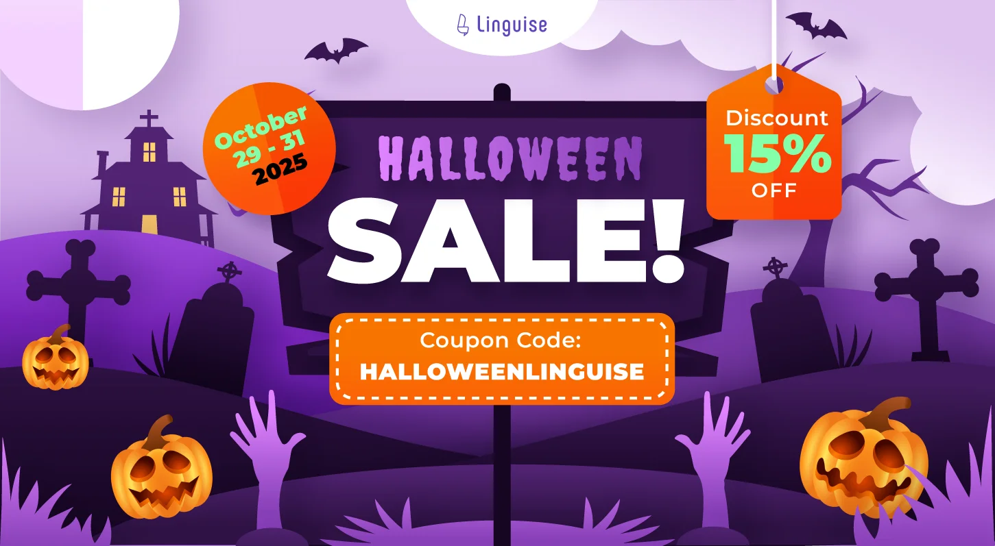 Linguise - Automatic Website Translation Halloween Deal 2025