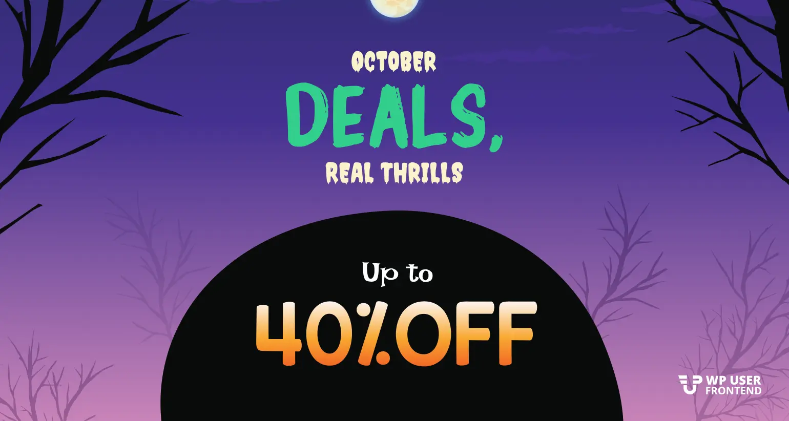 WP User Frontend Halloween Deal 2025