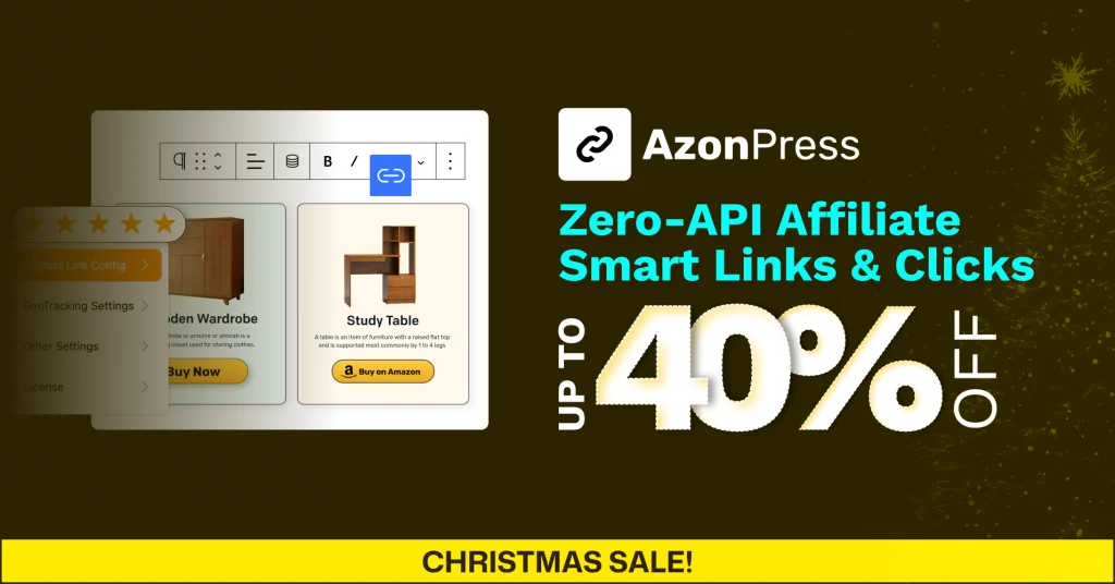 AzonPress Holiday Deals Details 2025 - 2026