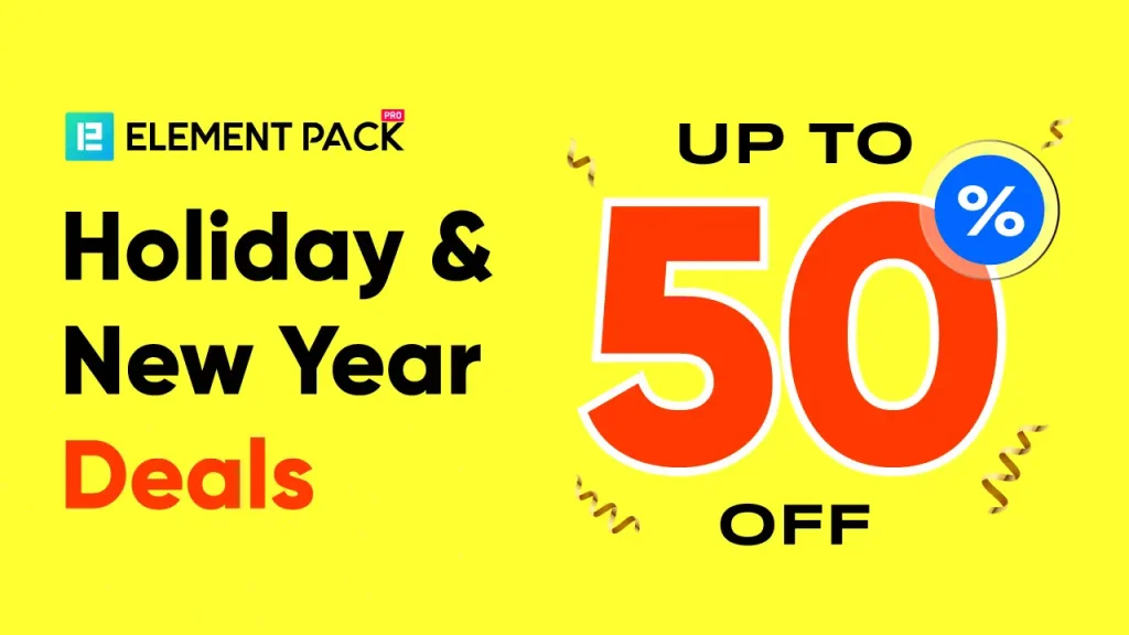 Element Pack Holiday Deals Details 2025 - 2026