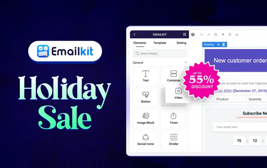 EmailKit Holiday Deals Details 2025 - 2026