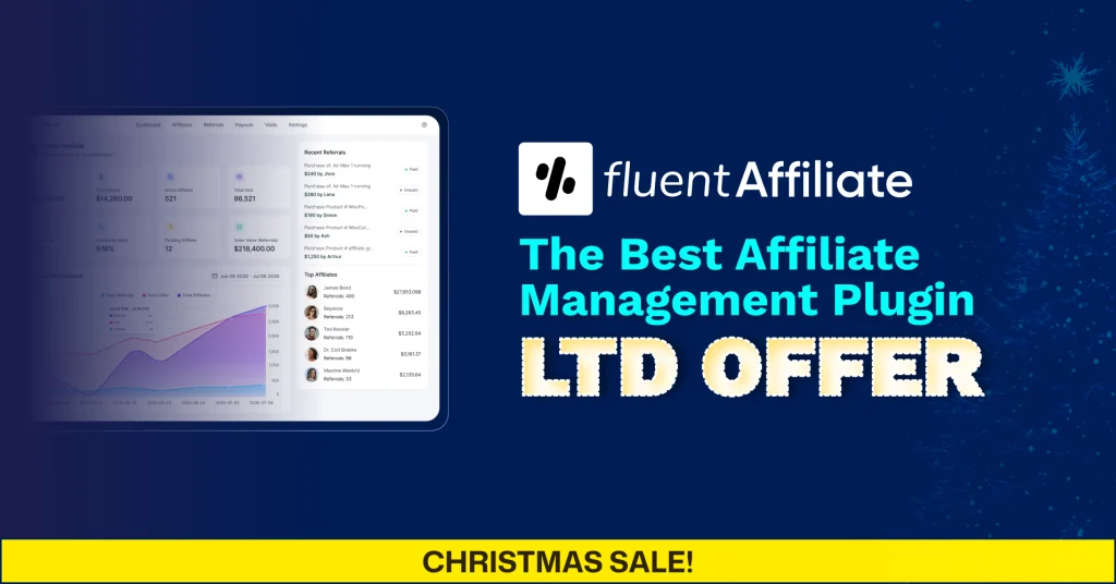 Fluent Affiliate Holiday Deals Details 2025 - 2026