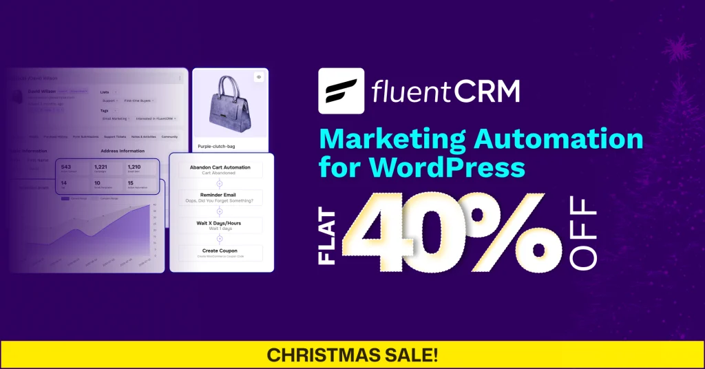 FluentCRM Holiday Deals Details 2025 - 2026