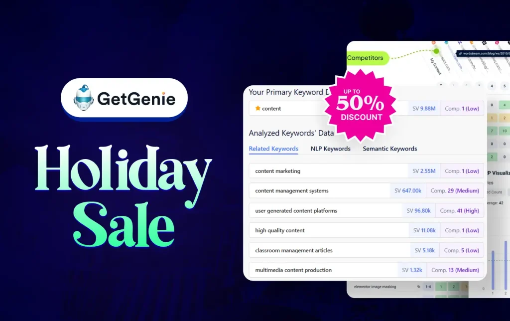 GetGenie Holiday Deals Details 2025 - 2026