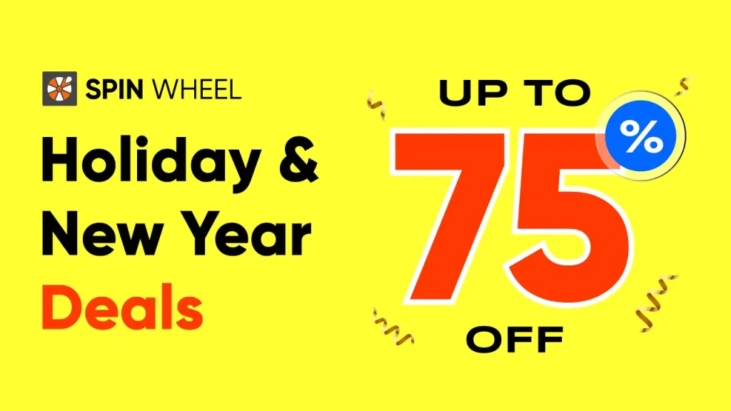 Spin Wheel Holiday Deals Details 2025 - 2026
