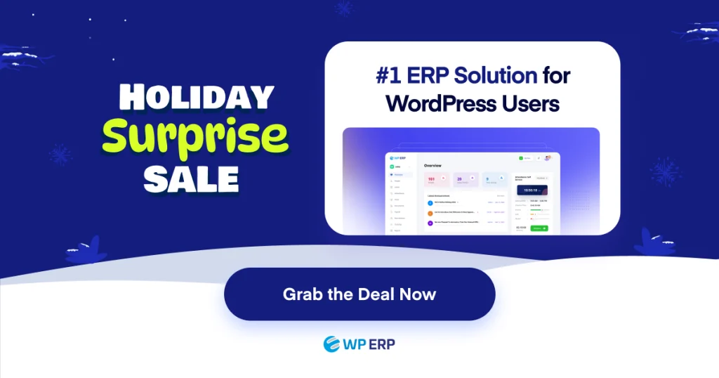 WP ERP Holiday Deals Details 2025 - 2026