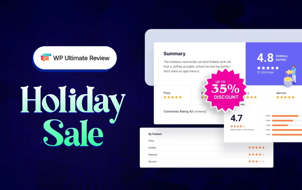 WP Ultimate Review Holiday Deals Details 2025 - 2026