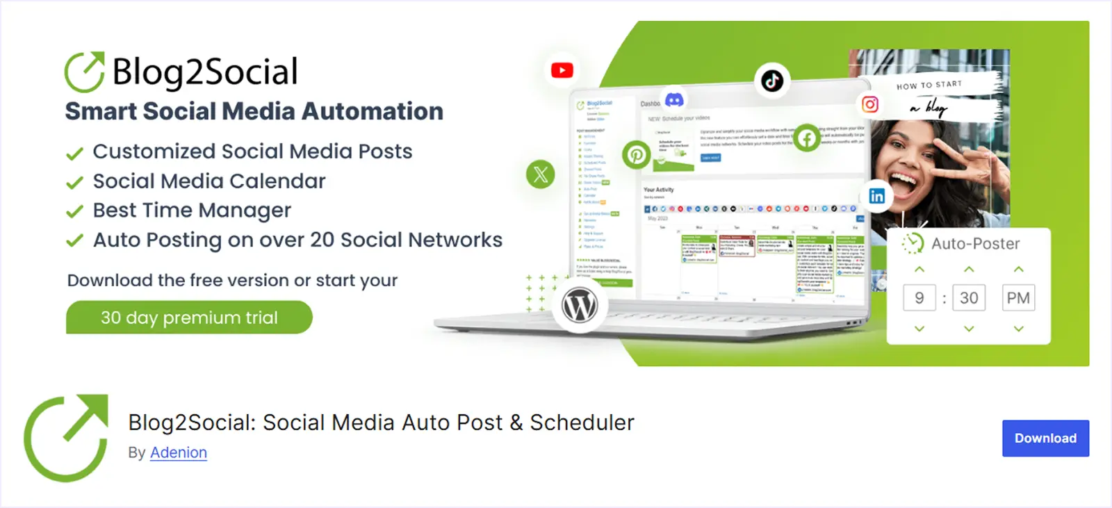 Blog2Social: Social Media Auto Post & Scheduler