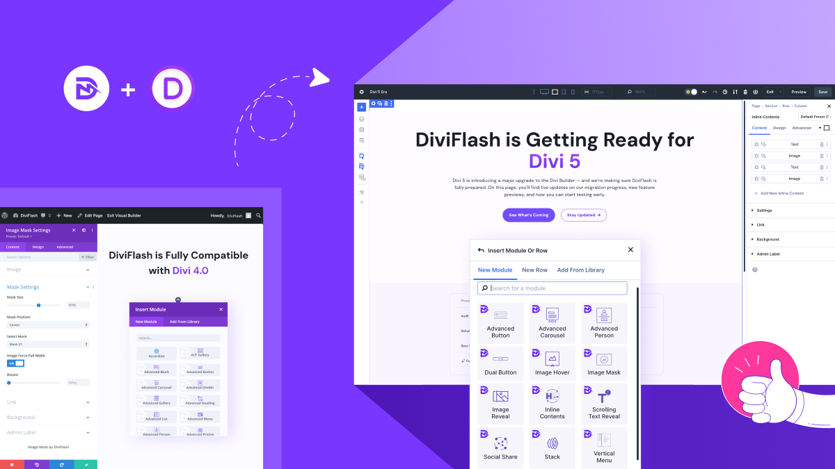 diviflash-divi-5-compatibility-update-roadmap DiviFlash Homepage Hero Image
