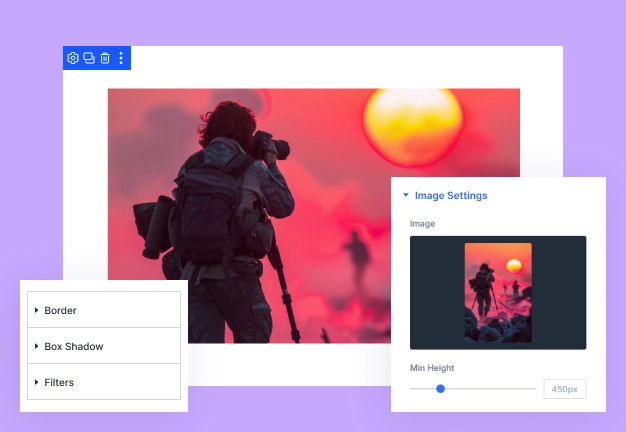 Divi Scroll Image Module Design Customization Options