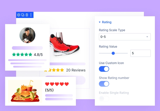 Divi Star Rating Module with Customizable Schema-Enabled Ratings