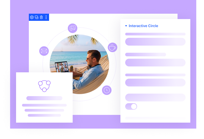 Divi Interactive Circle Module