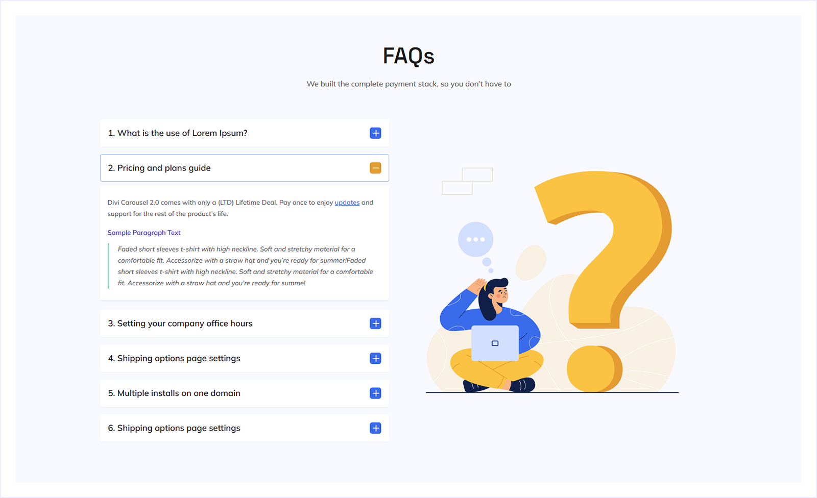 Diviflash FAQ Template 1