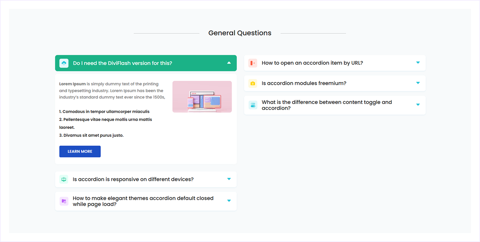 DiviFlash FAQ Template 2