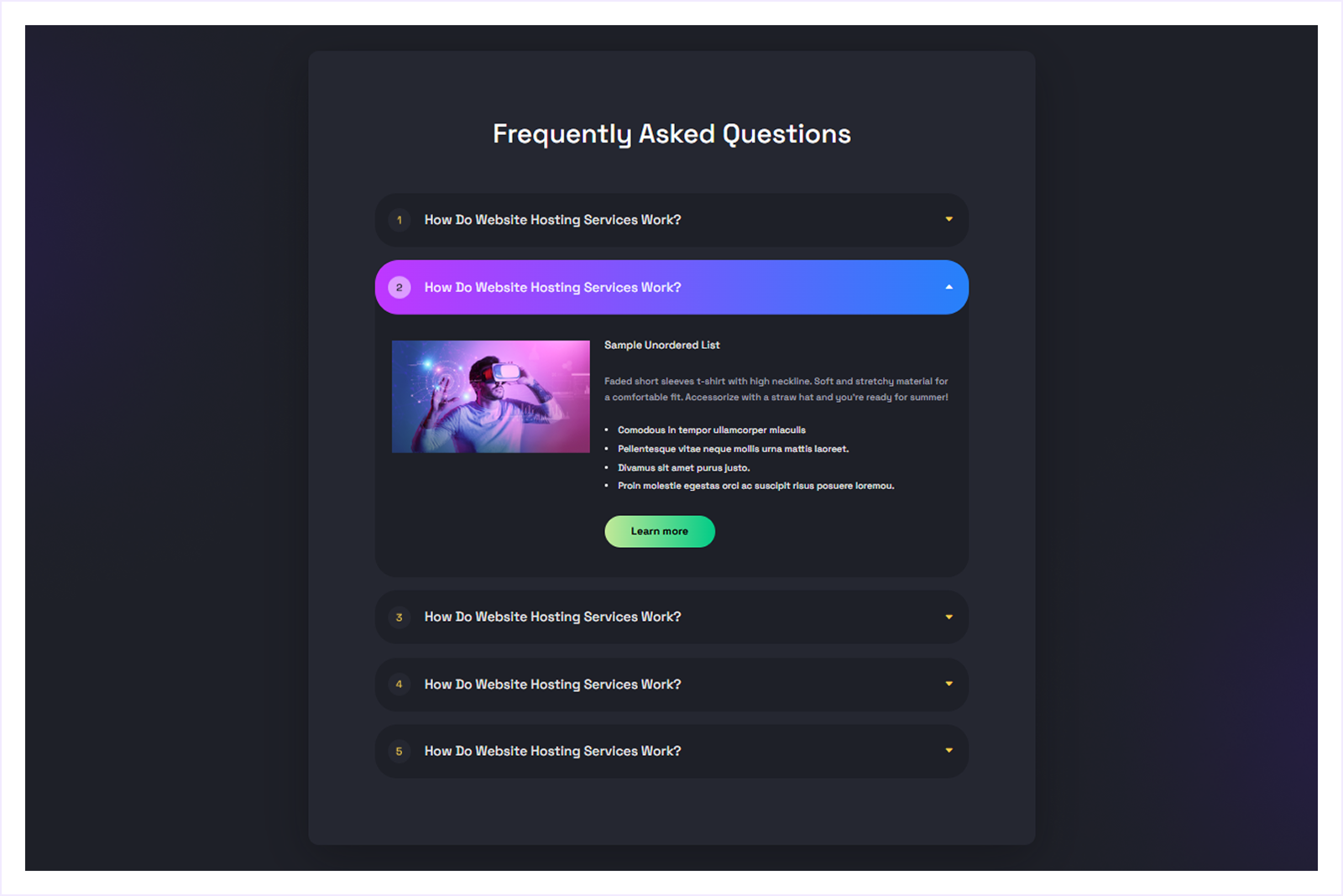 DiviFlash FAQ Template 5