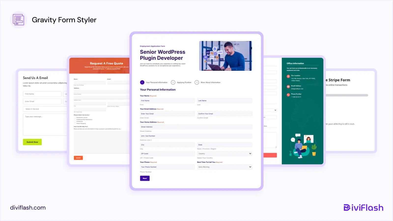 DiviFlash Gravity Form Styler