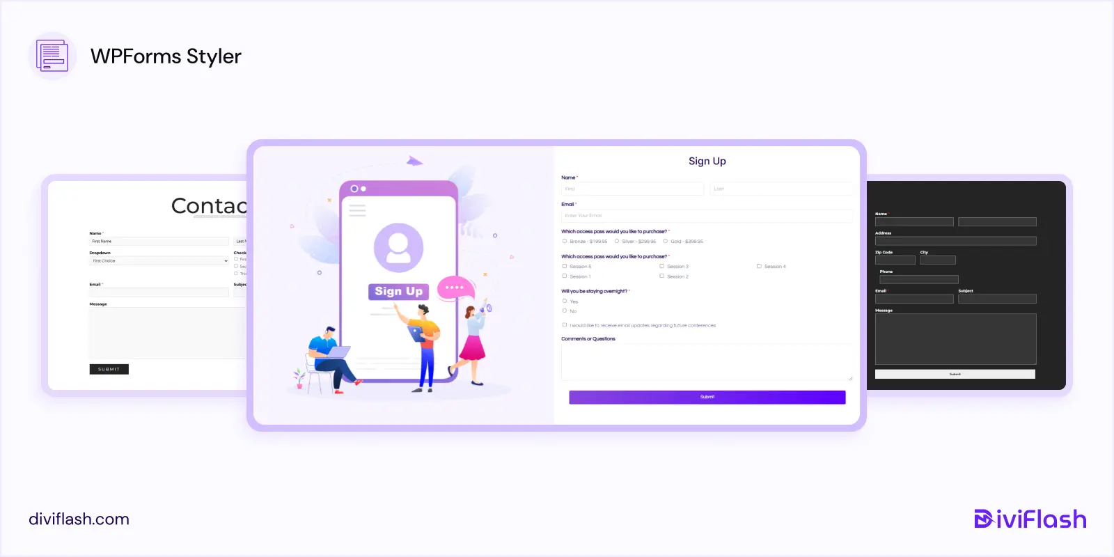 DiviFlash WpForms Styler