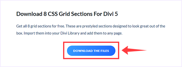 Divi 5 CSS Grid Templates File Download