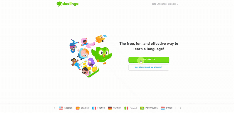 Duolingo Onboarding Form