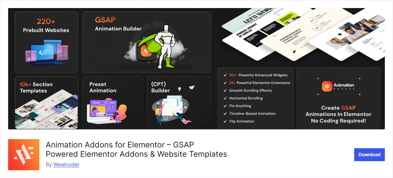 Animation Addons for Elementor Review