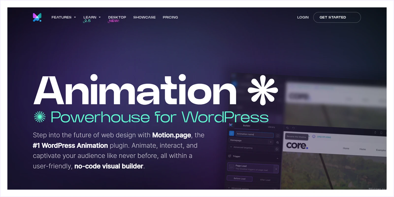 Motion.page WordPress Animation Plugin Review