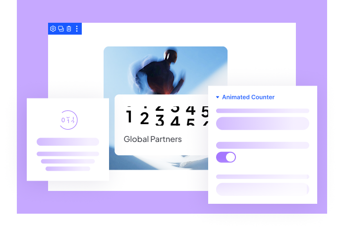 Divi Animated Number Counter Module