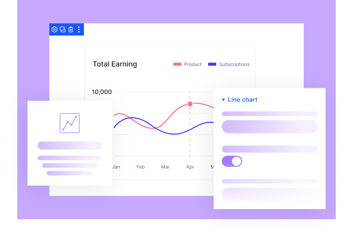 Divi Line Chart Module