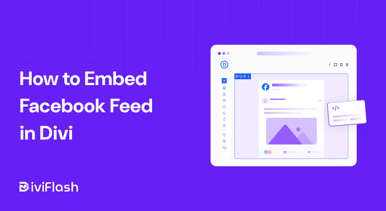 how to embed eacebook feed in divi