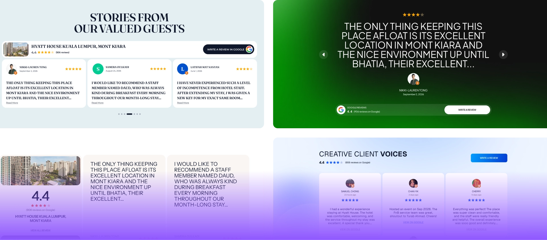 Divi Google Reviews Layouts by DiviFlash