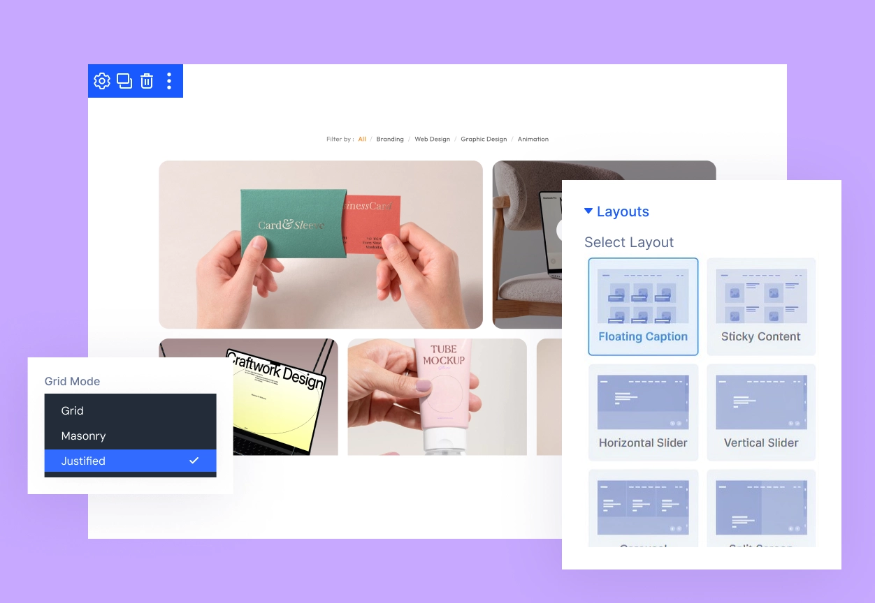 Divi Smart CPT Module Hover Effect and Tilt Settings