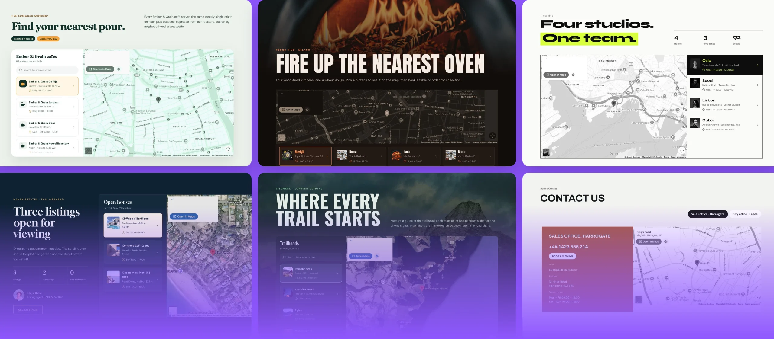 Advanced Divi Map Layouts by DiviFlash