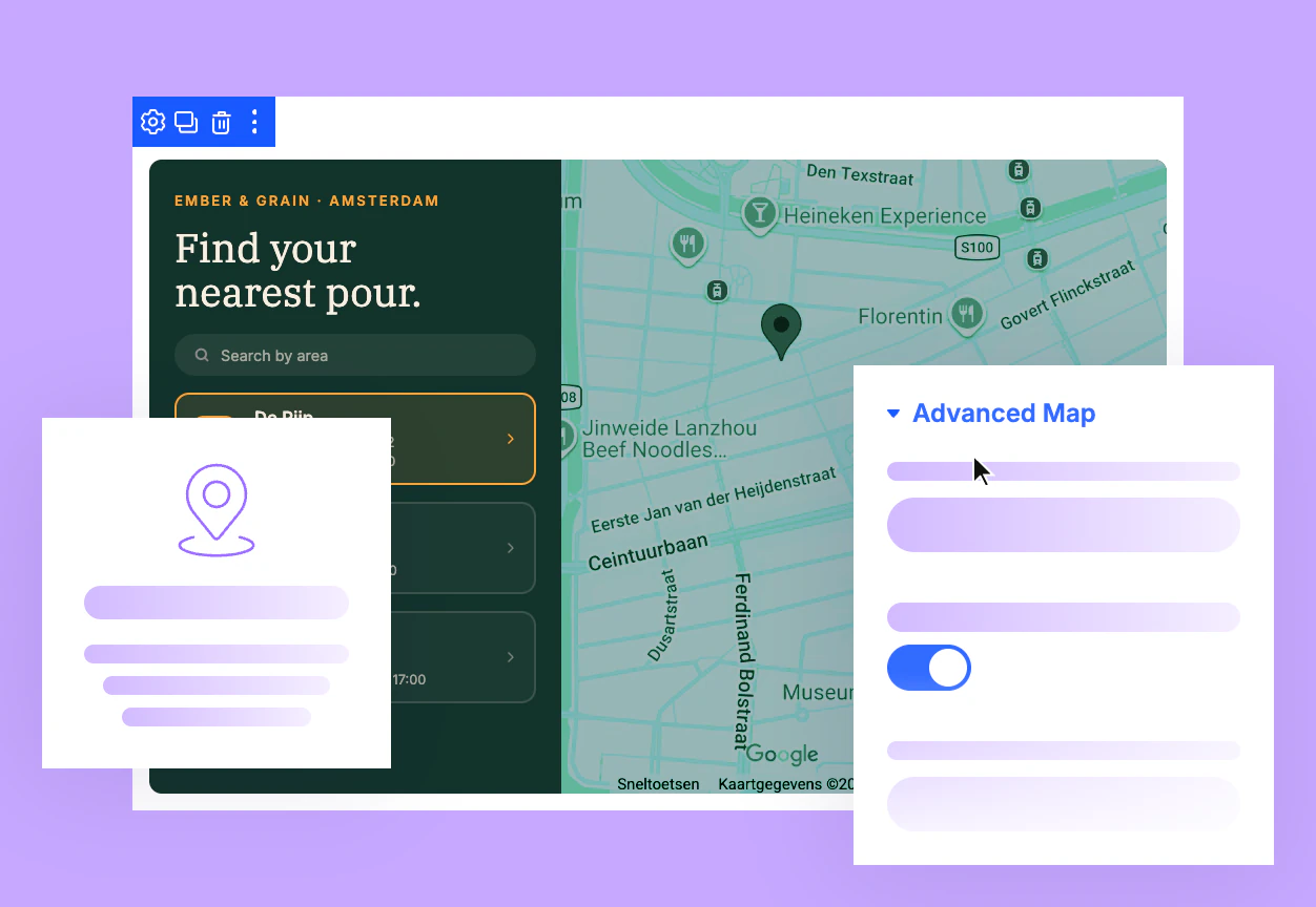 Advanced Divi Map Module by DiviFlash